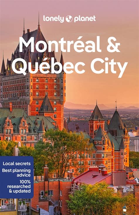 Montréal And Québec City Lonely Planet Útikönyv Térkép
