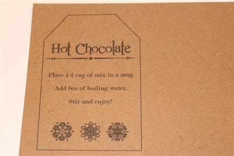 Hot Cocoa Packet Templates For Business