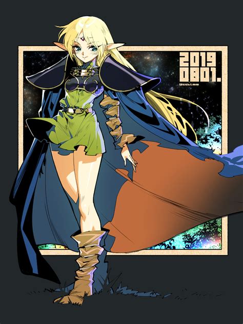 Safebooru 1girl Armor Blonde Hair Blue Cape Boots Breasts Cape