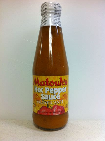 Matouks Hot Pepper Sauce Salsa Picante