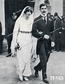 A photograph of Harold Macmillan and Lady Dorothy Macmillan leaving St ...