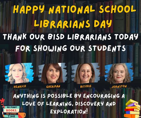 Happy National School Librarians Day Bandera Independent School District
