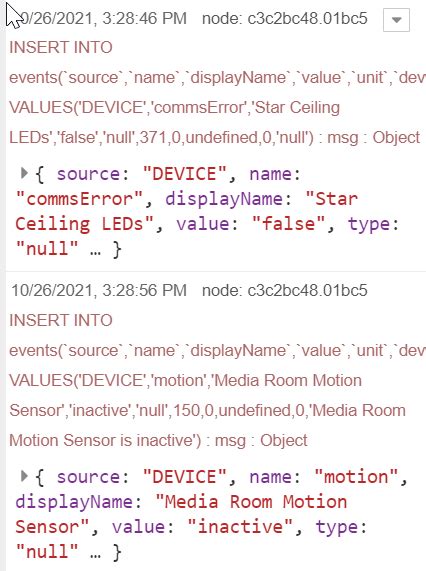 Hubitat Nodered Mysql Grafana Long Read Integrations Hubitat