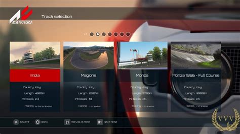 Here S The Full Track List For Assetto Corsa On PS4 Team VVV