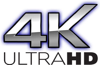 K Ultra Hd Logo Png Black Download Kpng