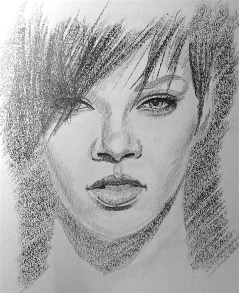 Quick Portrait Rihanna On