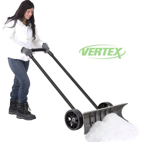 Vertex Snow Shovel Ice Scraper Bi Directional Flip It Blade Snodozer