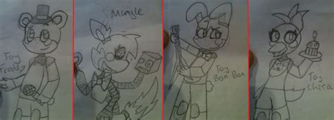 Fnaf2 Sketchies By Moothehedgedog On Deviantart