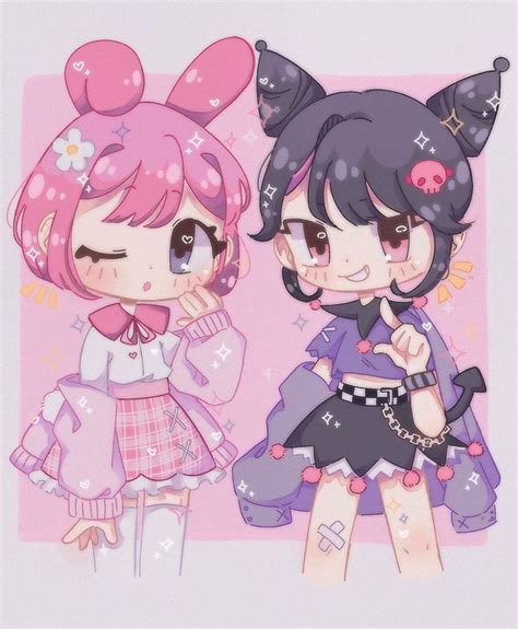 My Melody Aesthetic Wallpaper My Melody And Kuromi ╰´︶ ╯♡ Pitbacks