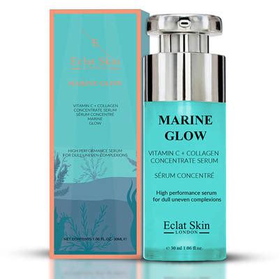 Eclat Skin London Marine Glow Vitamin C Collagen Concentrate Serum