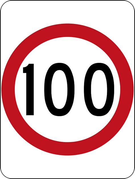 R4 1 100 Kmh Speed Limit Clipart Free Download Transparent Png