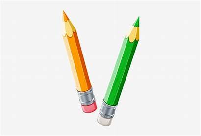 Pencils Clipart Pencil Colored Coloring Techniques Paintbrush
