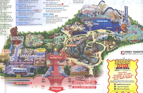 Theme Park Brochures Disney's California Adventure - Theme Park Brochures