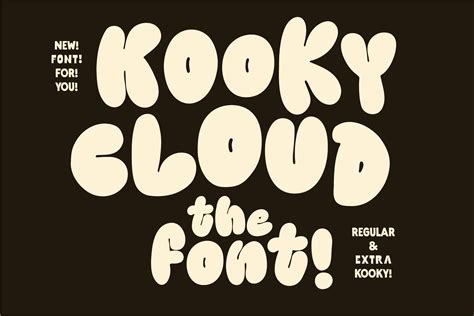 Kooky Cloud Font Handmade Creative Market