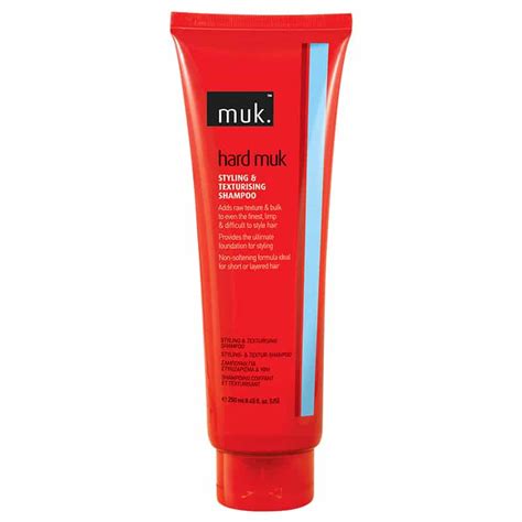 Muk Haircare Hard Muk Styling And Texturising Shampoo 250ml Muk