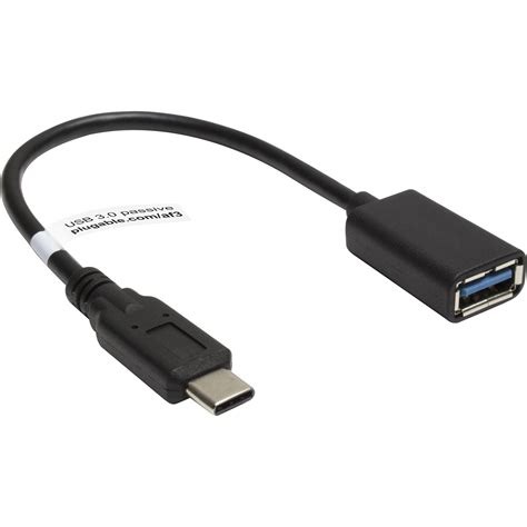 Plugable USB Type A Female To USB Type C Male Passive USBC AF3