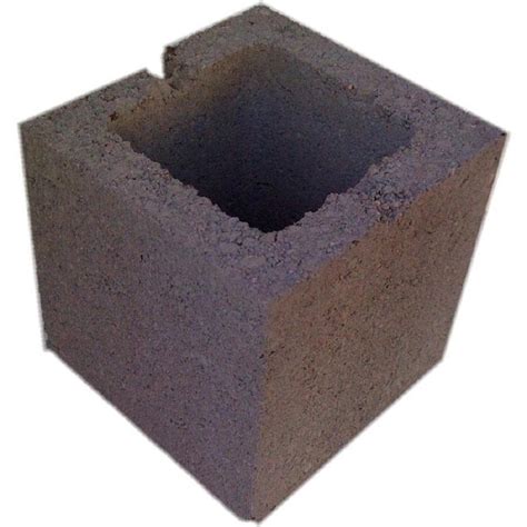 Normal Weight Half Concrete Block Common 8 In X 8 In X 8 In Actual