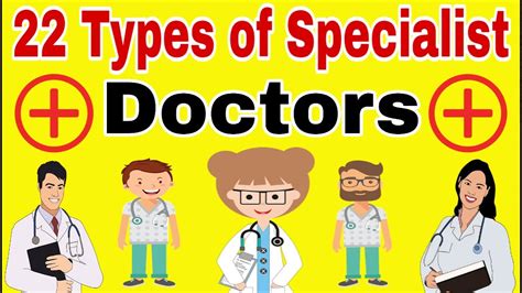 22 Types Of Specialist Doctors Types Of Doctors Doctors Specialist