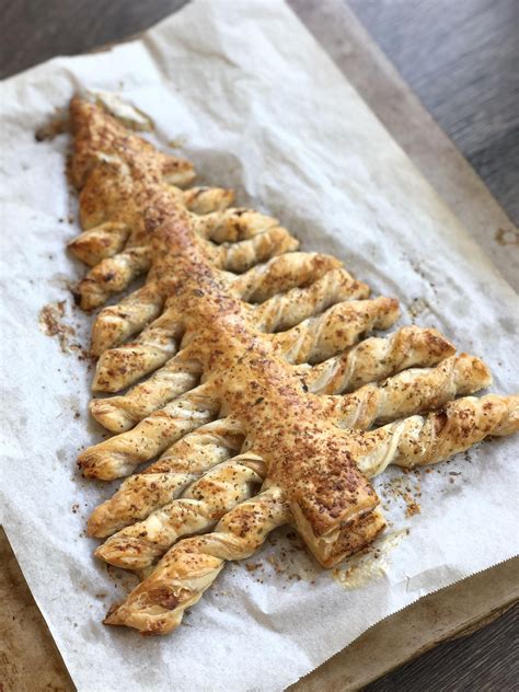 savoury puff pastry christmas tree in 2020 savory puff pastry christmas snacks savory