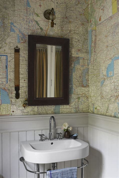 These Bathrooms Will Inspire You To Go Bold With Wallpaper In 2020