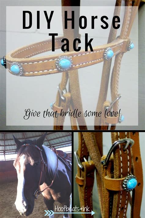 Save money and the environment by recycling things you may already have for use around your stable and for your horse. DIY Horse Tack - Decorate your horse's bridle. via Hoofbeats and Ink | horse treats and tips ...
