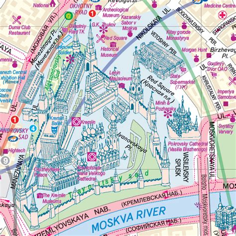 Een brief of kaart verzenden. Stadsplattegrond Moskou - Moscow | ITMB | 9781553417378 ...