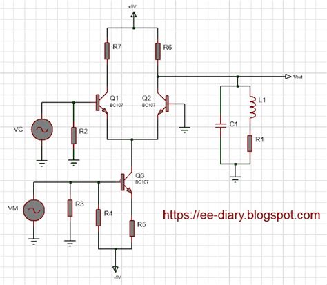 How Does Differential Amplifier Modulator Work Ee Diary