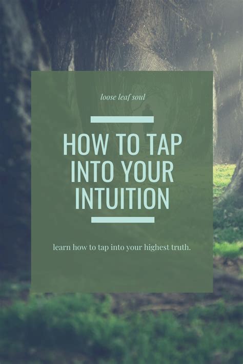 How To Listen To Your Intuition Step By Step Guide — Loose Leaf Soul