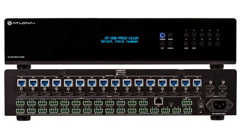 Hdmi Matrix Switcher 16x16 With Poe And Hdbaset