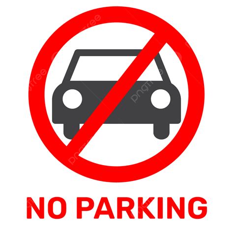 No Parking Warning Sign Icon Design No Parking Symbol No Parking