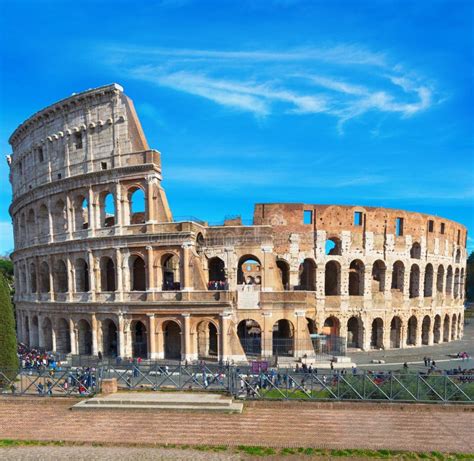 Roman Colosseum Rome Italy Stock Photo Image Of Travel Building