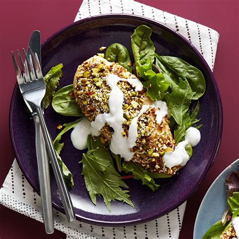 Pistachio Crusted Chicken Breasts Rachael Ray In Season