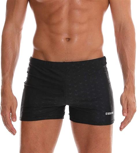 swim trunks for men square leg swim shorts summer quick dry boxer briefs slim fit swimsuit beach