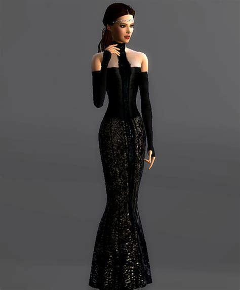 Fireside Corset Gown Padme Amidala At Magnolian Farewell Sims 4 Updates