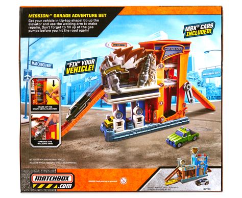 I show them from the oldest set to the newest. Mattel Matchbox Garage Adventure Playset | Catch.com.au