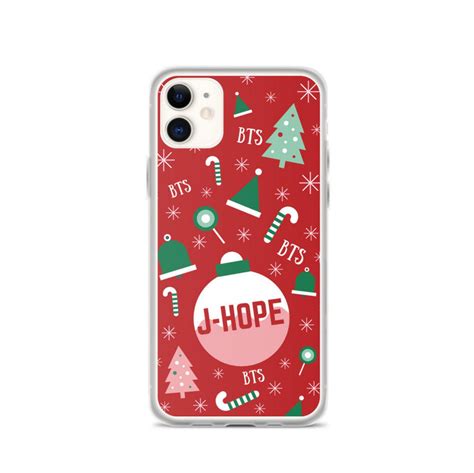 Bts Christmas J Hope Hobi Bias Iphone Kpop Phone Case Etsy Kpop