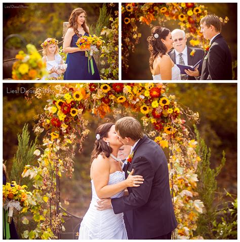 Rustic Fall Themed Outdoor Country Wedding photos by Liesl Diesel