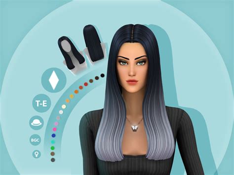 The Sims 4 Hairstyle Americafer