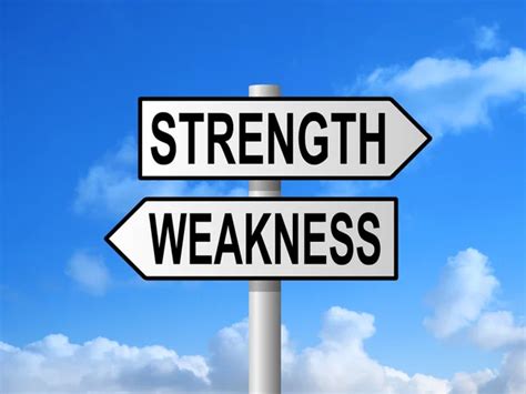 Strong Vs Weak Competing Weakness Against Strength — Stock Photo