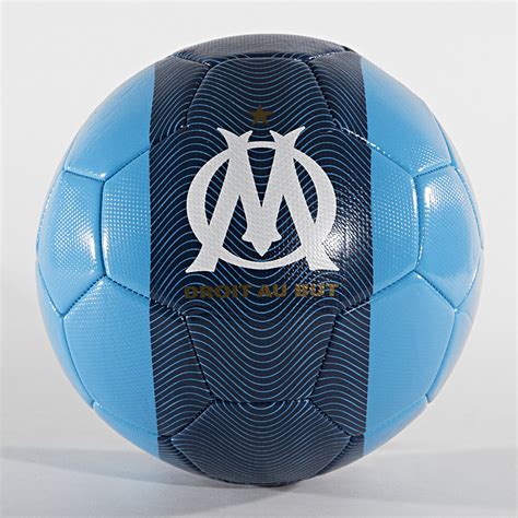 Om Ballon De Foot Om Logo M19066 Bleu