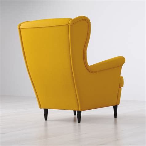 Strandmon Armchair Skiftebo Yellow Ikea