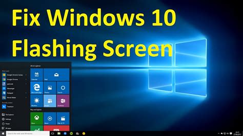 Fix Windows 10 Flashing Screen Howtosolveit Youtube