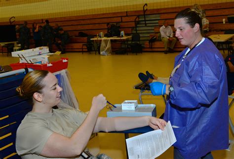 Langley Airmen Donate During Blood Drive