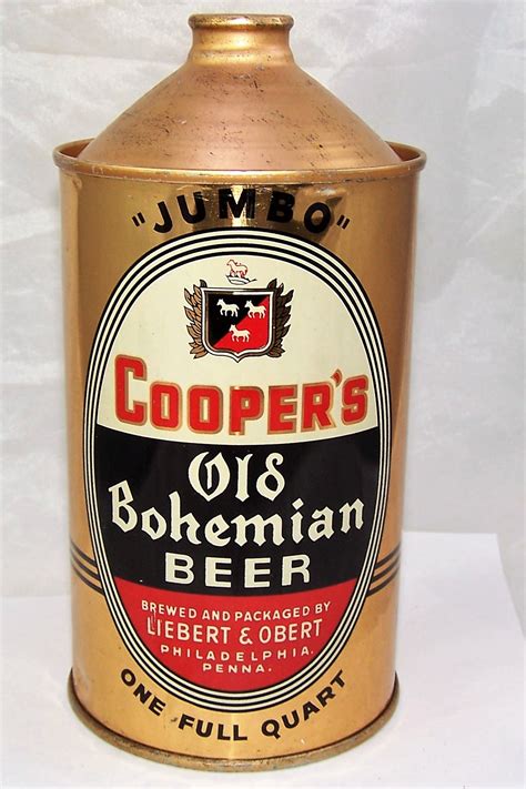 Lot Detail Coopers Old Bohemian Quart Cone Top Beer Canstunning