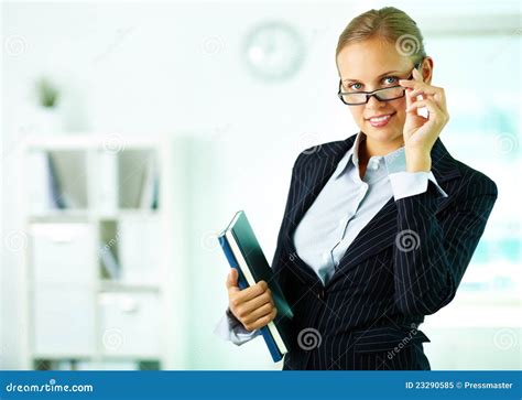 Elegant Secretary Stock Image Image Of Female Business 23290585