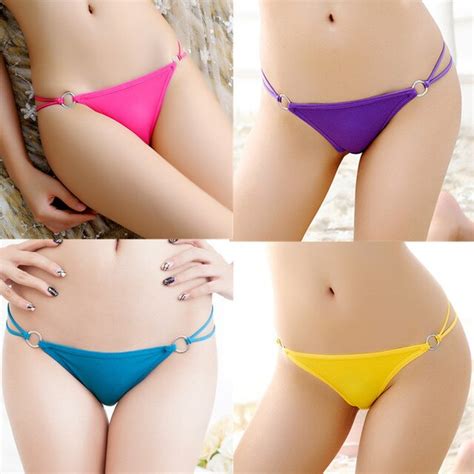 4 pieces lot g string sexy women underwear low waist seamless sexy panties thong female