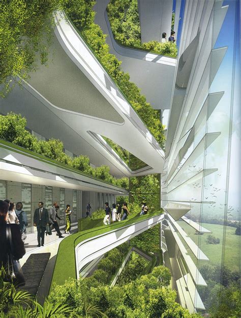 Future Architecture Ken Yeang Exemplars Hospital