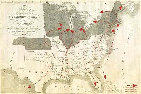 Underground Railroad Map Activity