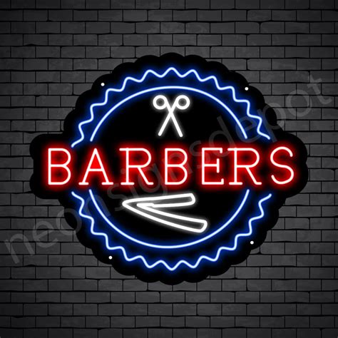 Barber Neon Sign Open Barbers Neon Signs Depot