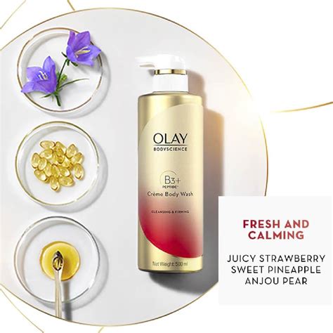 Olay Bodyscience Cleansing And Firming Crème Body Wash With B3